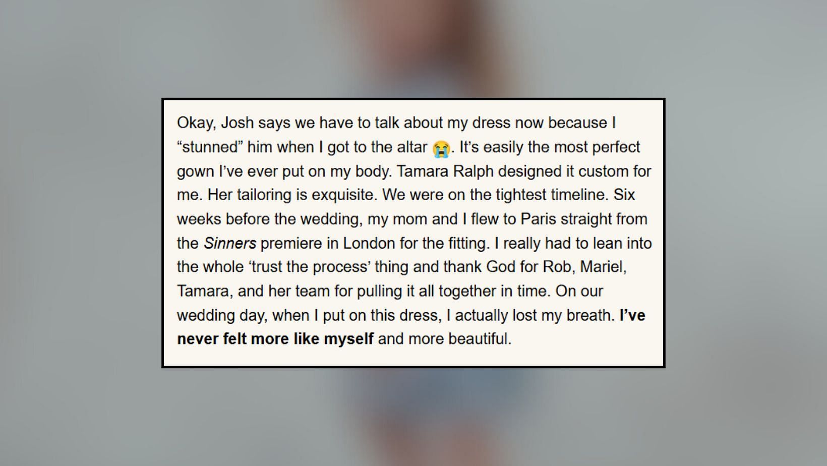 Josh Allen’s wife, Hailee Steinfeld shares first official wedding picture (Image Credit: BEAU SOCIETY Newsletter)